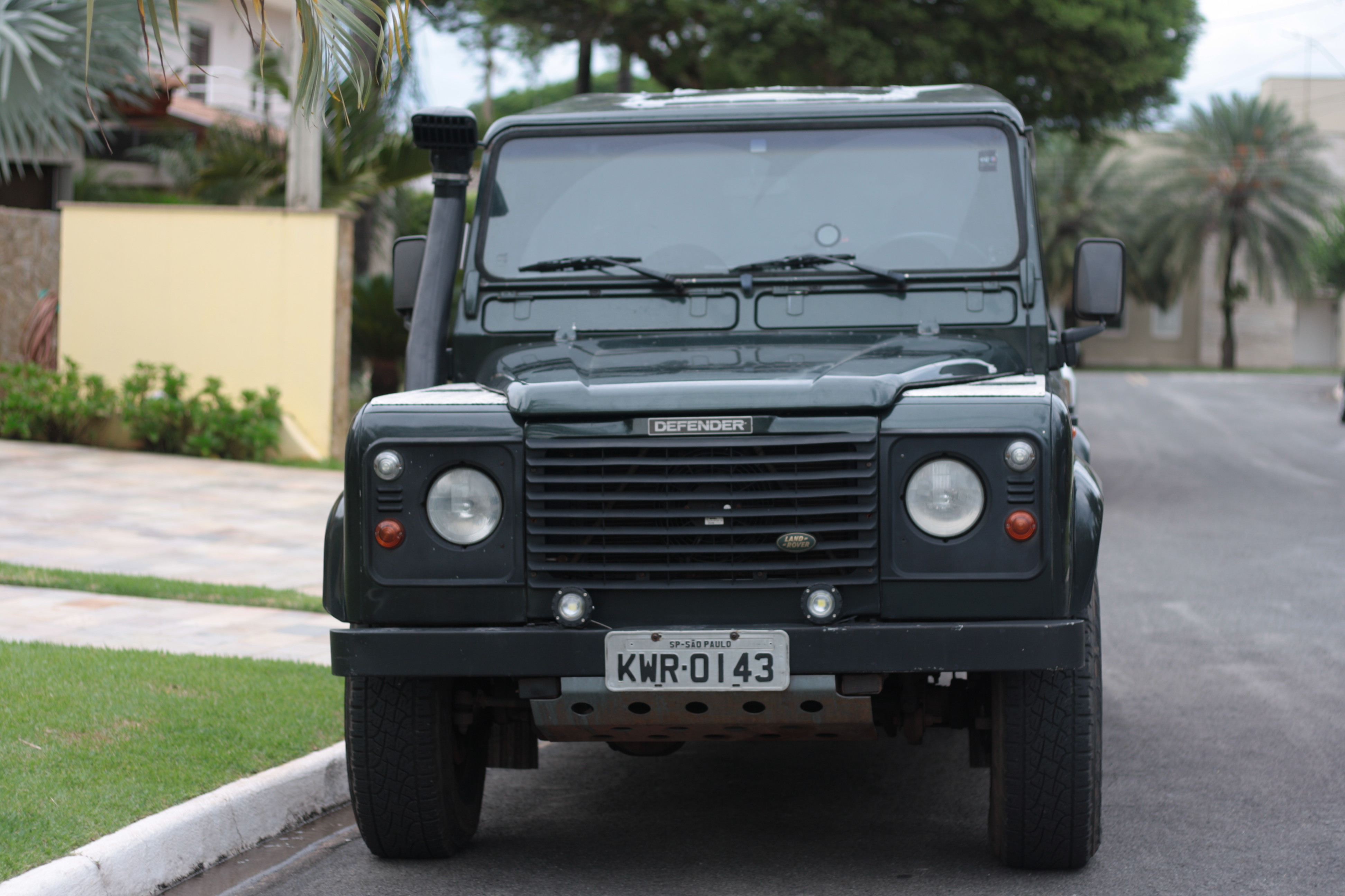 Acessórios Off Road do Carro Front of Land Rover Defender 110
