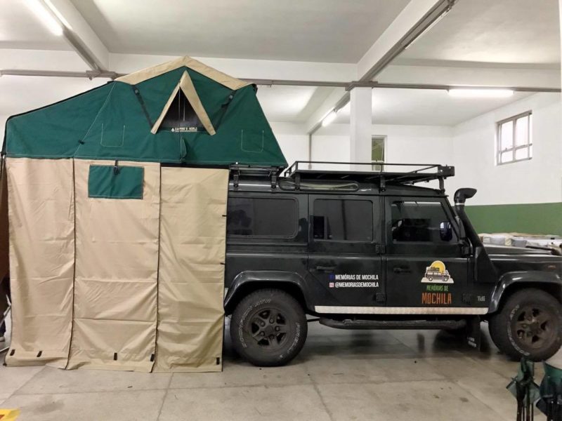 Carro preparado para viagem