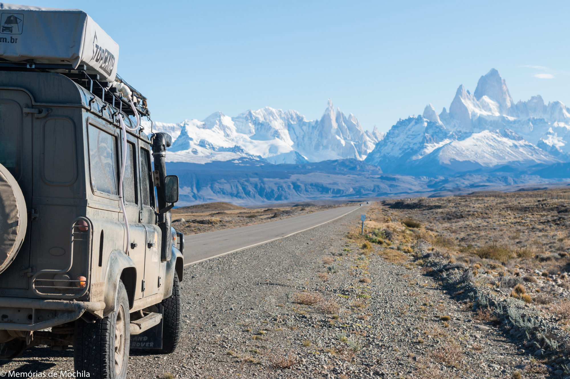 Memorias de Mochila e Monte Fitz Roy