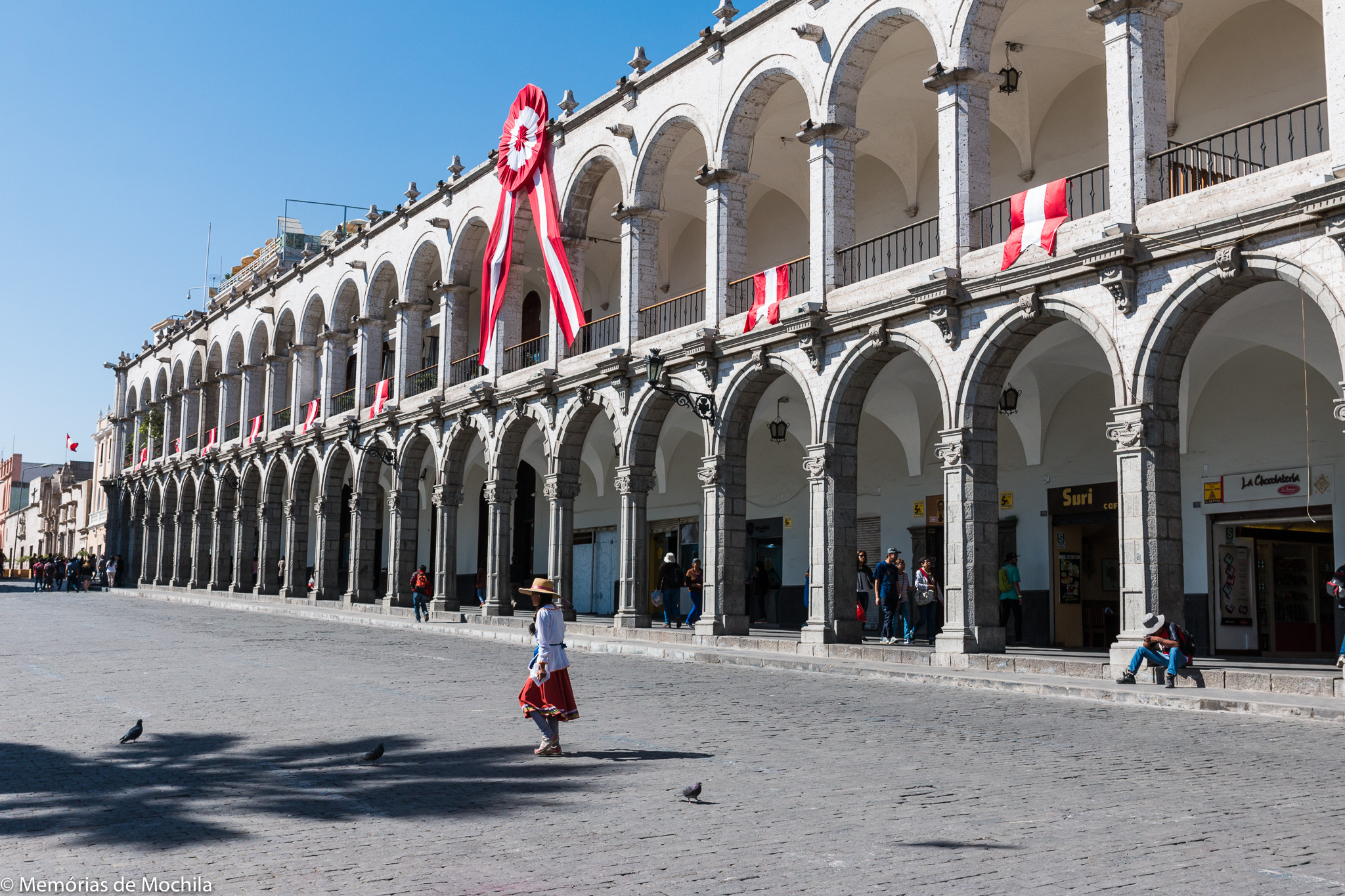 Arequipa, história e gastronomia peruana plaza de armas