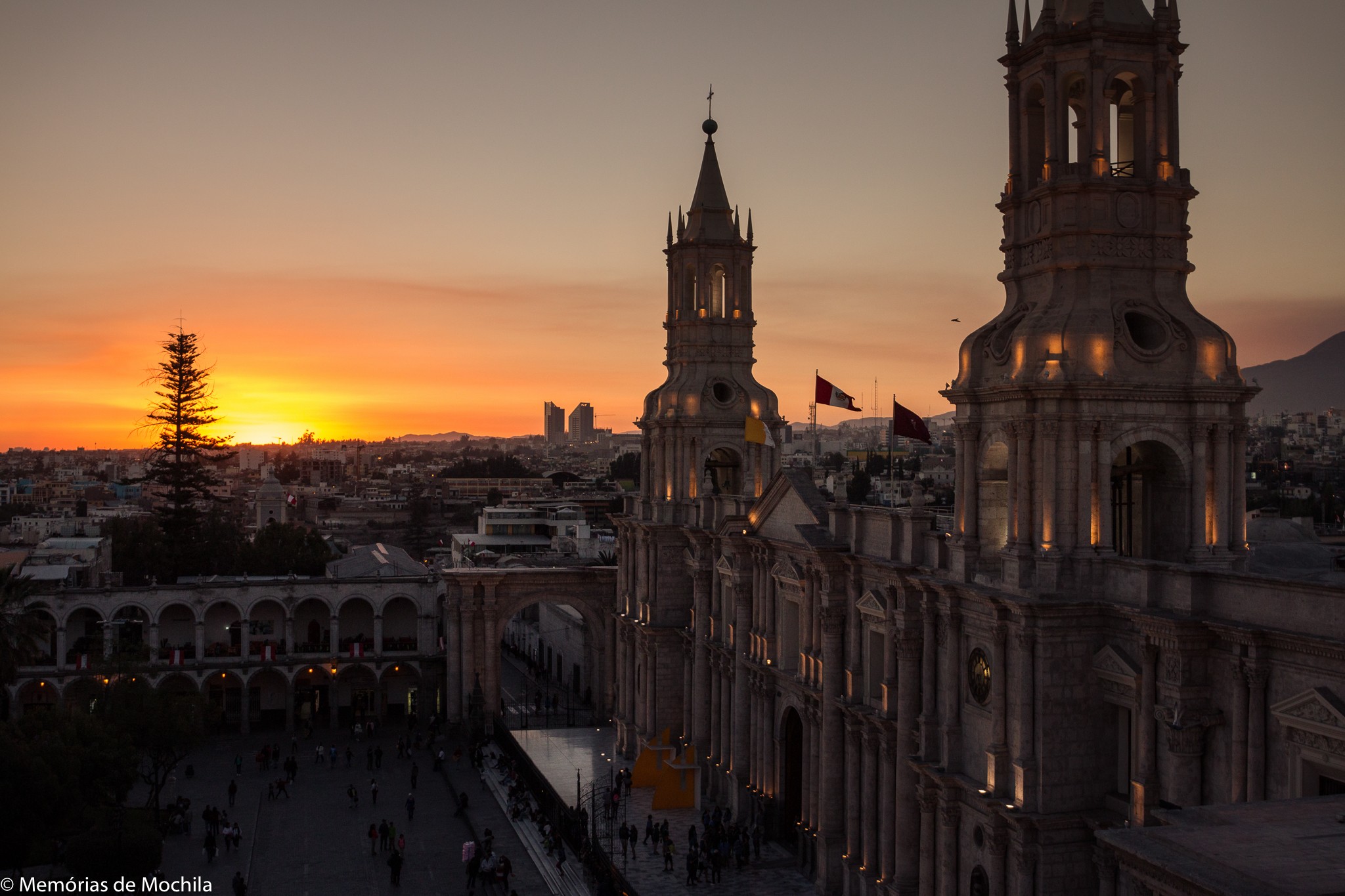 O que fazer em Arequipa - Por do sol