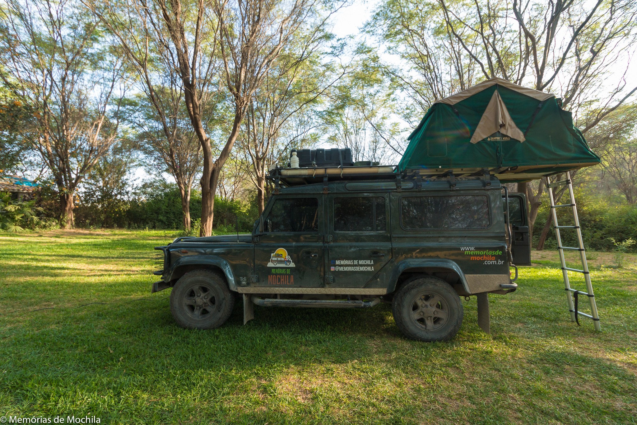 Projeto da Casa sobre Rodas Camping Piura Porta Verde