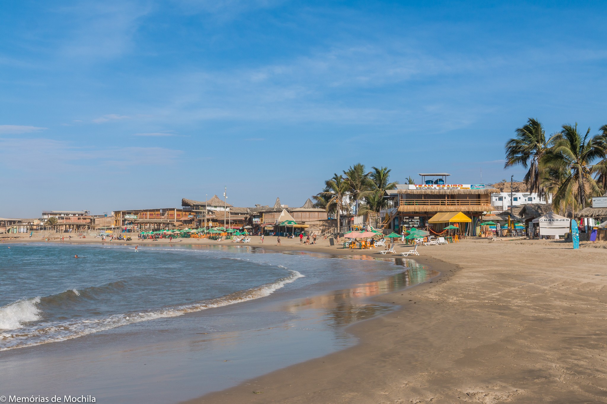 Praias do norte do Peru Mancora