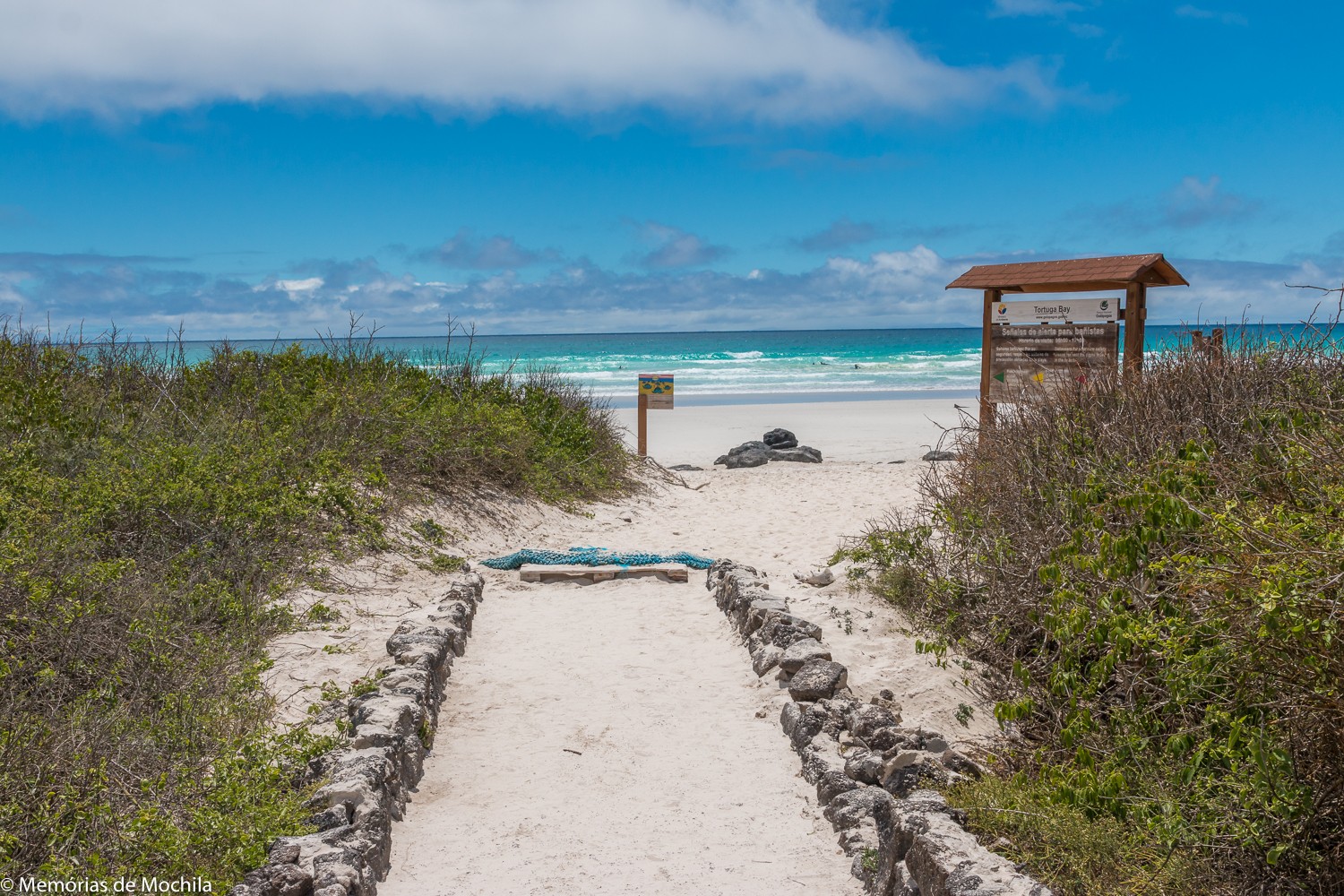 6 motivos para conhecer o Equador entrada tortuga bay