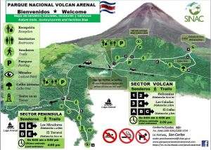 mapa arenal