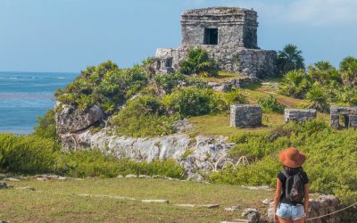 Uma visita à zona arqueológica de Tulum