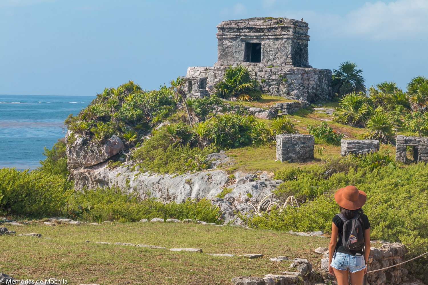 Uma visita à zona arqueológica de Tulum tulum méxico